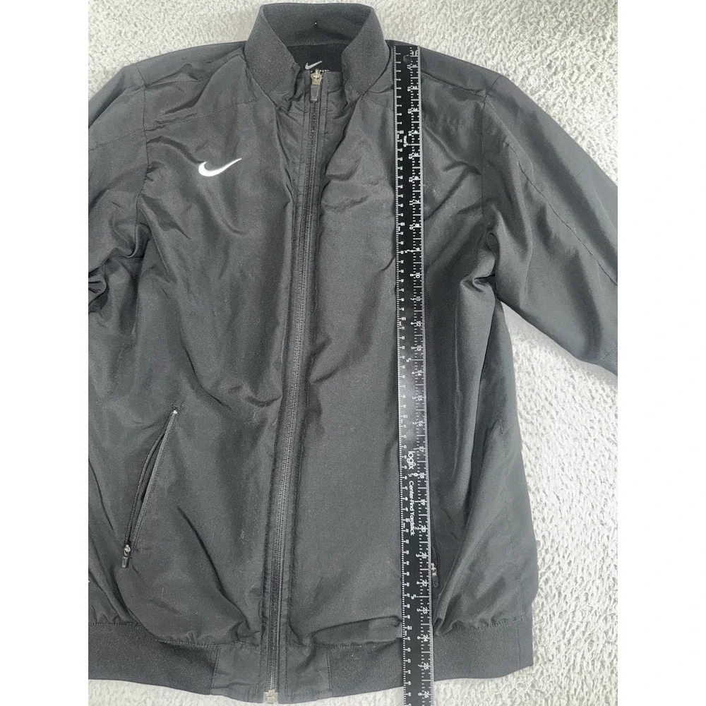 Nike Dri Fit Track Jacket Boys XL Ful‎ Zip Swoosh Mock Neck Sporty Activewear